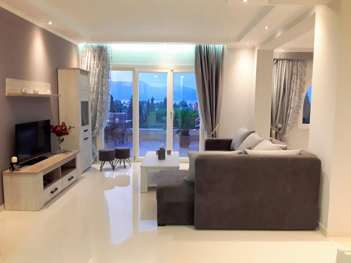 Sunshine Home 3 With Sea View Alepou Ngoại thất bức ảnh